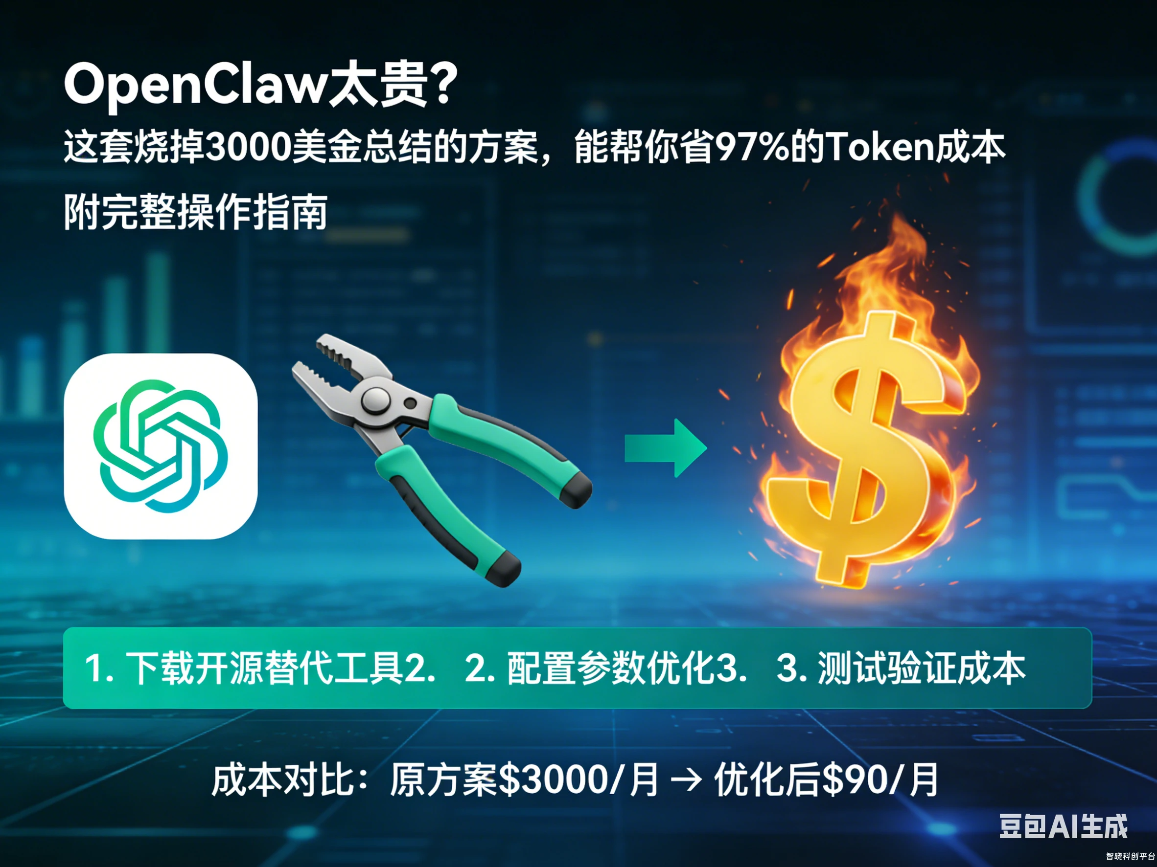 OpenClaw 太贵？这套烧掉 3000 美金总结的方案，能帮你省 97% 的 Token 成本（附完整操作指南） 的封面
