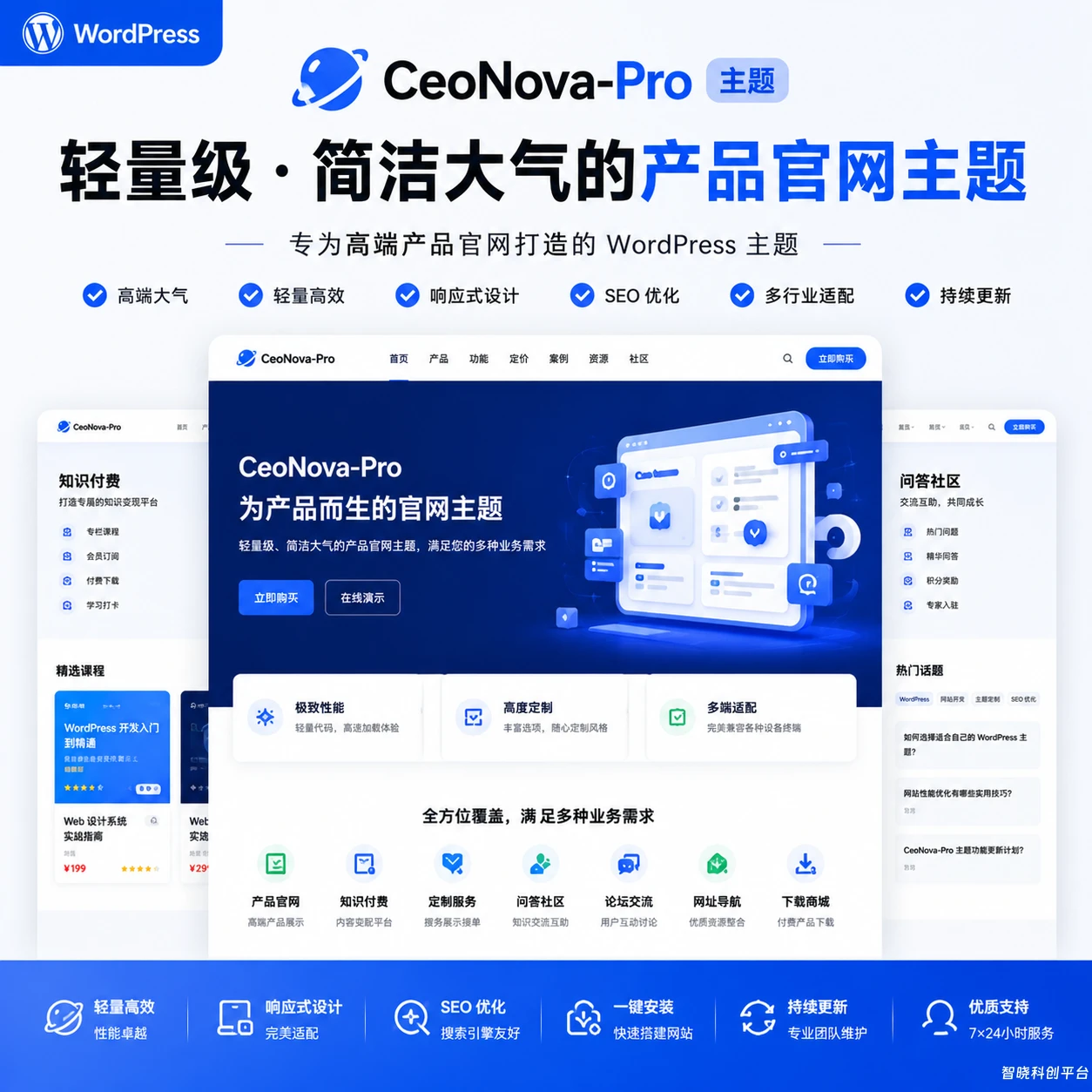 WordPress主题-CeoNova-Pro主题-一款轻量高端WordPress主题