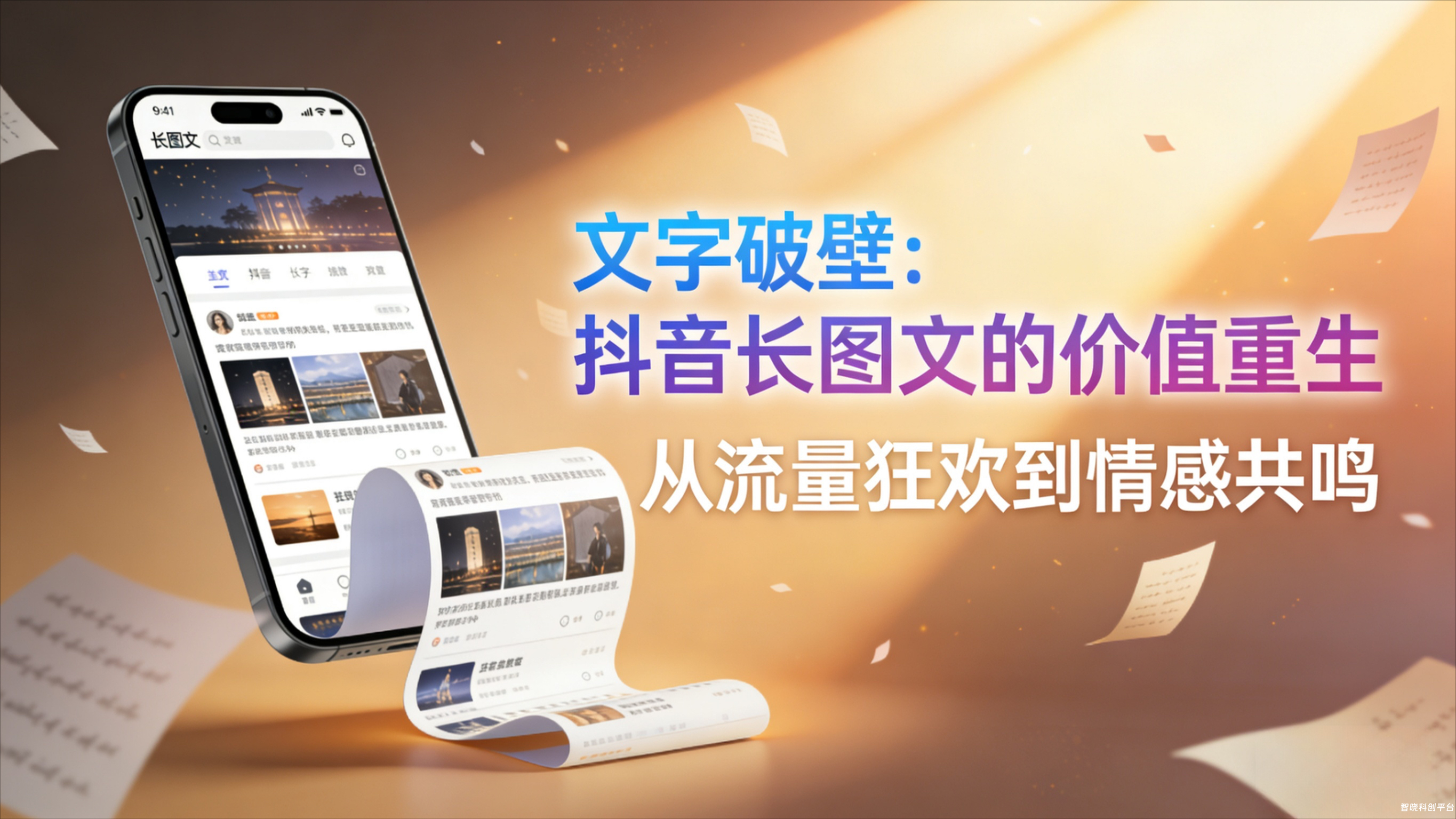 抖音长图文热潮背后的情感共鸣与价值重生-素人写作如何用真情重塑内容价值