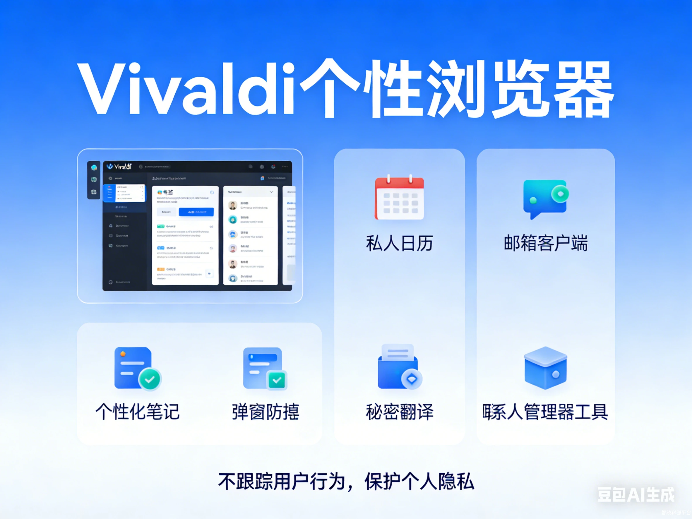 Vivaldi浏览器：功能丰富的个性浏览器