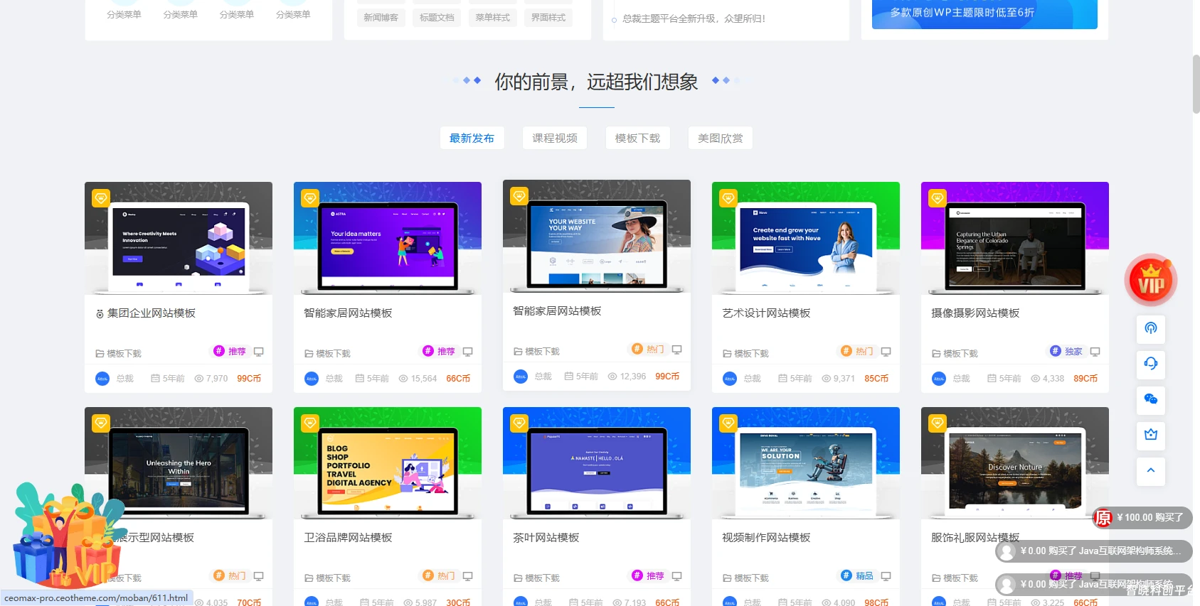 WordPress主题-CeoMax-Pro主题-你的想法与业务不能被主题所限制！