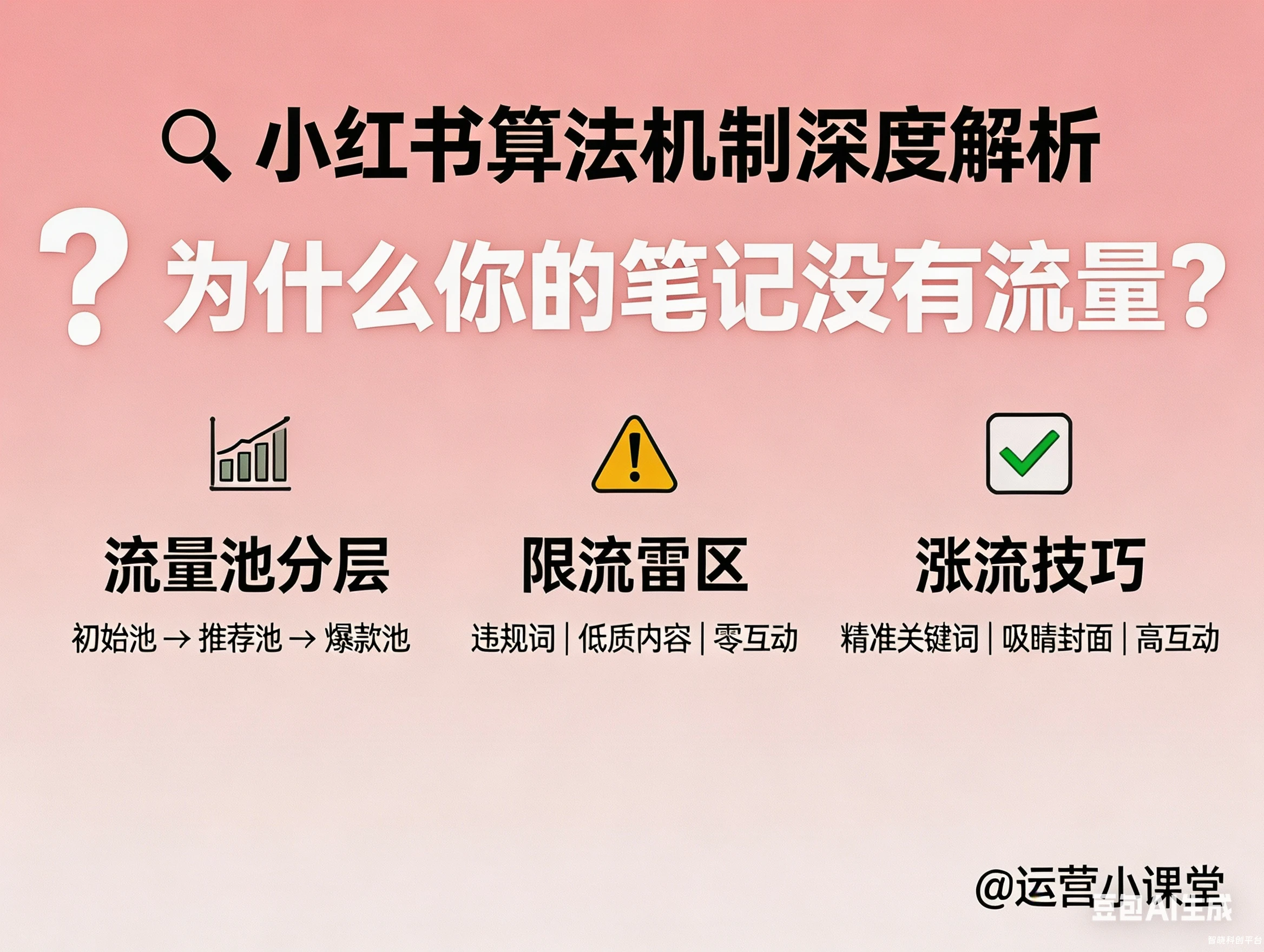 小红书算法机制深度解析：为什么你的笔记没有流量？