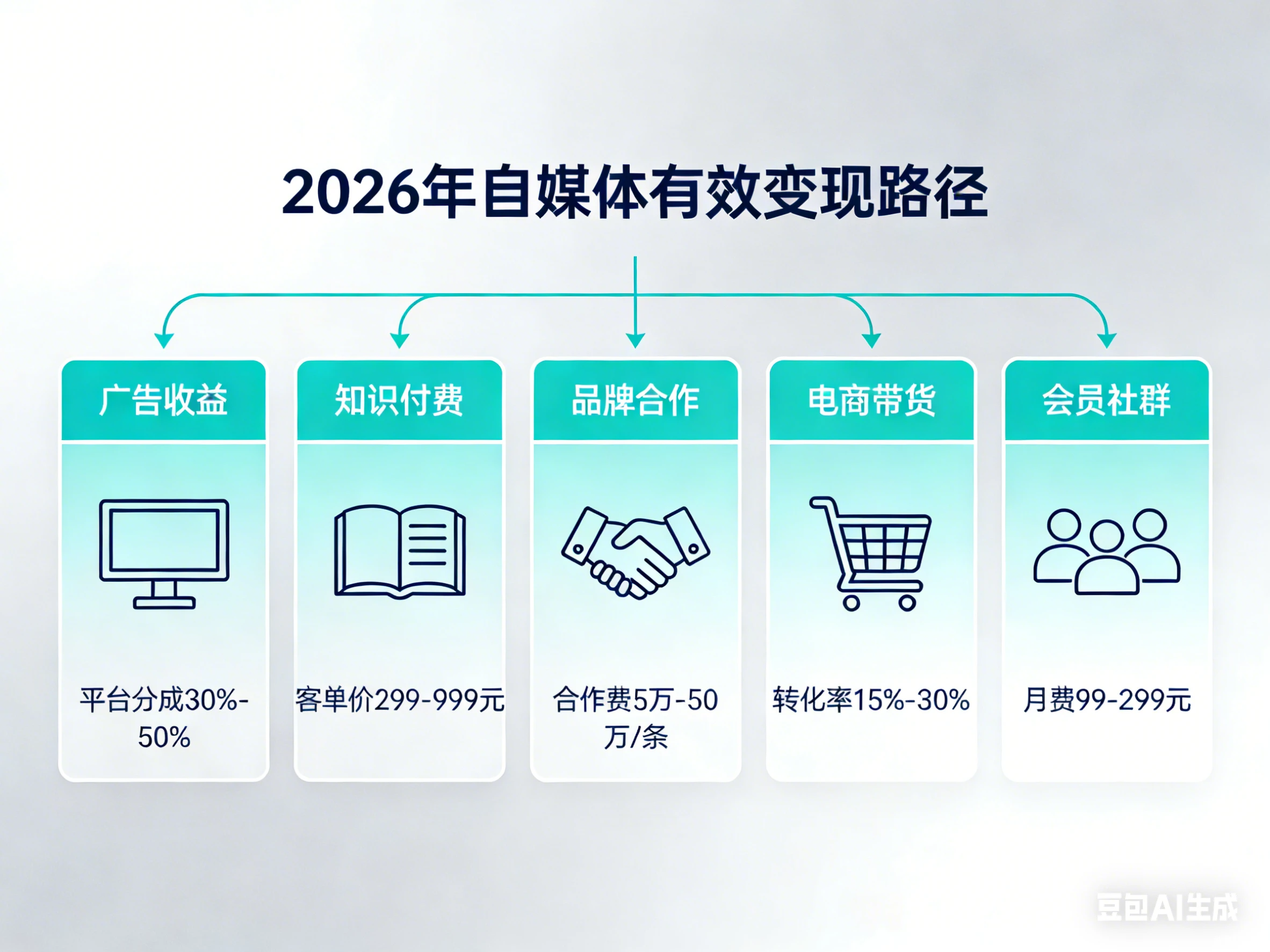 自媒体变现路径：2026年哪些方式最有效