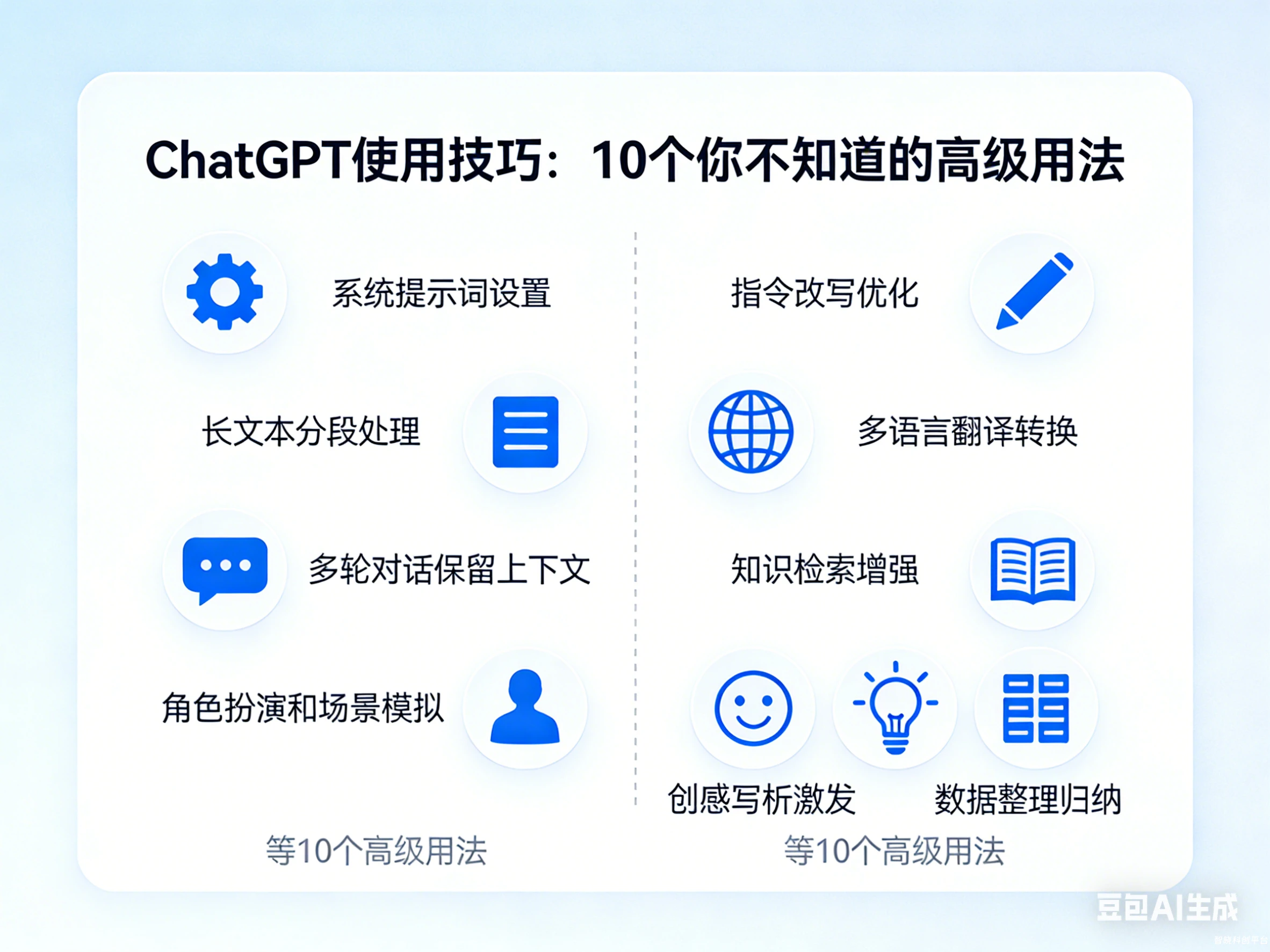 ChatGPT使用技巧：10个你不知道的高级用法
