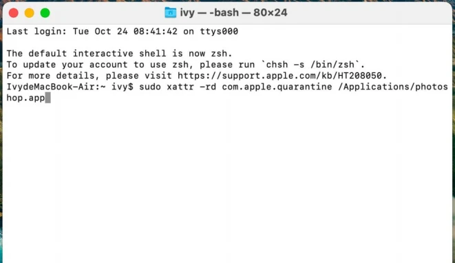 解决 MAC 安装软件时提示“xxx.app 显示已损坏”的方法