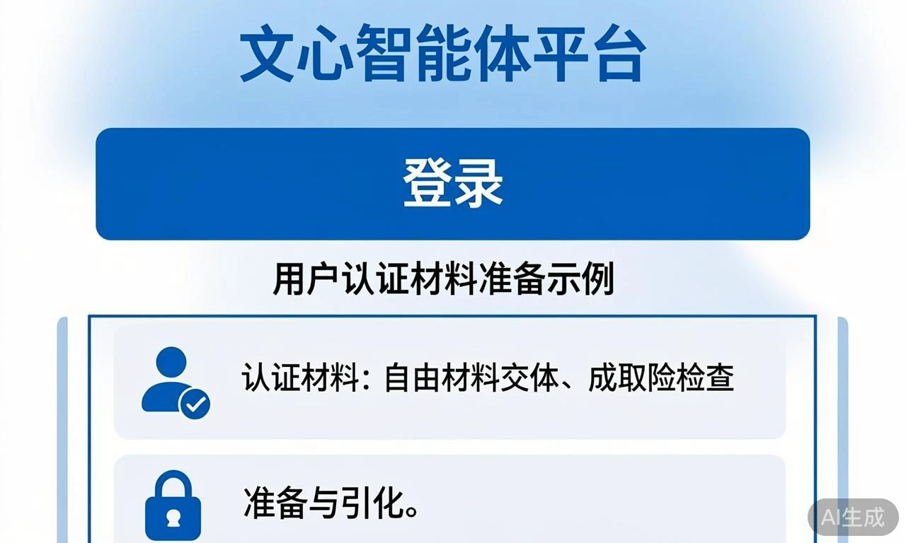 文心智能体平台注册界面