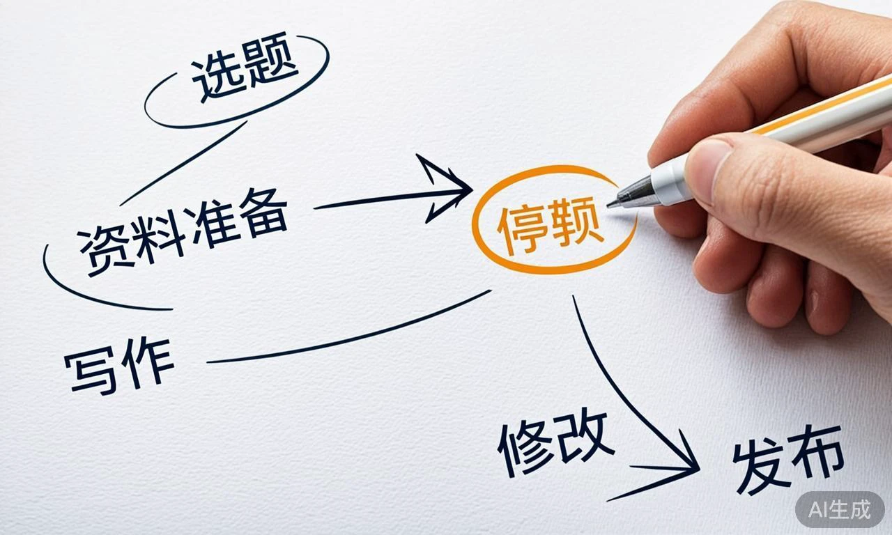 用时间线区分创作投入、流程等待与修改返工